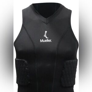 New Mueller Diamond 3-Pad Shirt  impact sleeveless padded Size Youth Large 29-33